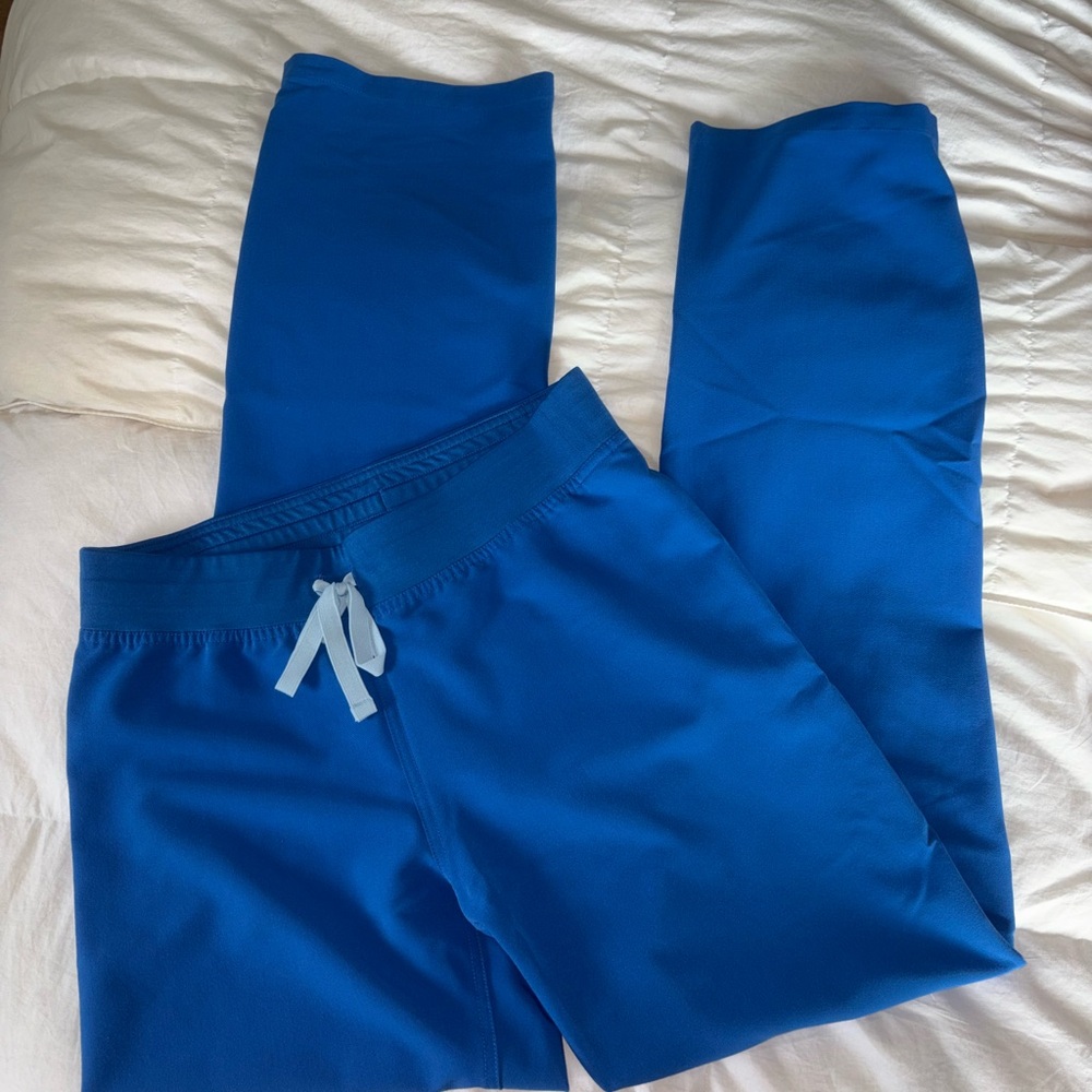 Figs Royal Blue Small TALL Livingston Basic Scrub Pant